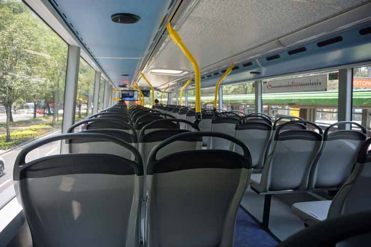 MB Metrobus Alexander Dennis Enviro500MMC interior top deck